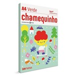 Ficha técnica e caractérísticas do produto Papel Sulfite - A4 - Verde - Pacote 100 Folhas - Chamequinho - Arcom
