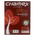 Ficha técnica e caractérísticas do produto Papel Sulfite Carta Office 216 X 279mm 75g/m² Pacote 500 Folhas Chamex Branco
