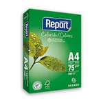 Ficha técnica e caractérísticas do produto Papel Sulfite Report A4 75g Verde 500 Folhas