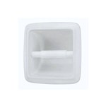 Ficha técnica e caractérísticas do produto Papeleira de Embutir Branca com Rolete Plástico 17,5x18cm A480 - Deca