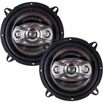 Ficha técnica e caractérísticas do produto Par de Alto-Falantes 5 Hurricane Quadriaixial H1 5.4 - 150 Watts RMS