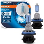Ficha técnica e caractérísticas do produto Par Lâmpada Halógena Super Branca Osram Cool Blue Intense HB3 4200K 60W 12V Efeito Xênon