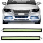 Ficha técnica e caractérísticas do produto Par Lâmpadas Led Auxiliar Farol Dia Drl 8000K Efeito Xenon 17cm