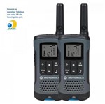 Ficha técnica e caractérísticas do produto Par(2)Rádio Comunicador Talkabout 32km T200BR Cinza MOTOROLA