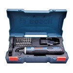 Ficha técnica e caractérísticas do produto Parafusadeira a Bateria 3,6 Bosch Go Kit + 33 Bits
