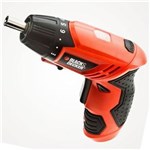 Ficha técnica e caractérísticas do produto Parafusadeira a Bateria Black&Decker KC4815B Bivolt com Ponta Magnética e 15 Bits - 4.8v