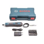 Parafusadeira Bosch Go 3,6v a Bateria + Kit 33 Peças