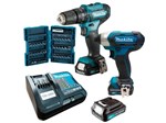 Ficha técnica e caractérísticas do produto Parafusadeira/Furadeira+Parafusadeira+Ca CLX228SAX-P Makita