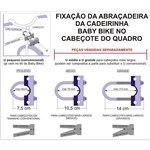 Ficha técnica e caractérísticas do produto Parafuso Tipo U com Suporte 14cm Adaptador Cadeirinha Kalf Baby Bike