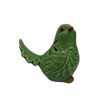 Ficha técnica e caractérísticas do produto Pássaro Decorativo de Cerâmica Leaf Lyor Verde 9.5x6.5x6.5cm