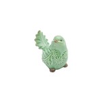 Ficha técnica e caractérísticas do produto Pássaro Decorativo de Cerâmica Verde 4176 Lyor