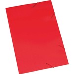 Ficha técnica e caractérísticas do produto Pasta ABA Elastica Papel Oficio Vermelha - Polycart