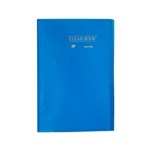 Ficha técnica e caractérísticas do produto Pasta Catálogo 10 Folhas - Ofício - Polipropileno - Transparente - Clear Book - Azul