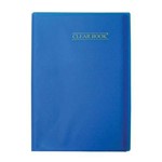 Pasta Catálogo 30 Sacos Plásticos Oficio Clear Book Yes - Azul