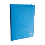 Ficha técnica e caractérísticas do produto Pasta Catálogo A4 PP Fine C/ 30 Plásticos Azul - Dello
