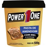 Ficha técnica e caractérísticas do produto Pasta de Amendoim C/Mel e Guaraná (Pt) 500g - Power One