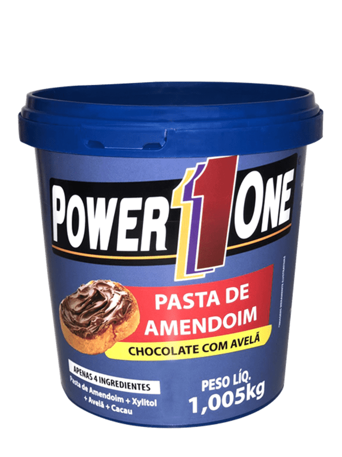 Ficha técnica e caractérísticas do produto Pasta de Amendoim Chocolate com Avelã 1,005kg - Power One