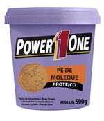 Ficha técnica e caractérísticas do produto Pasta de Amendoim Pé de Moleque Proteico PowerOne 500g