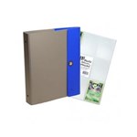 Ficha técnica e caractérísticas do produto Pasta P/ Cards Azul - 3 Aros + 10 Folhas - Yes