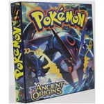 Ficha técnica e caractérísticas do produto Pasta Pokémon Xy Origens Ancestrais 3 Aros + 20 Folhas Cards