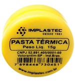 Ficha técnica e caractérísticas do produto Pasta Termica Implastec 15g Pote Amarelo