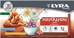 Ficha técnica e caractérísticas do produto Pastel Seco Lyra Polycrayon Soft 012 Cores 5651120