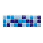 Ficha técnica e caractérísticas do produto Kit de Pastilha Adesiva Decorativa Resinada Piscina com 6 Unidades - Stick - 1107 - Azul
