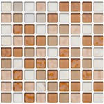 Ficha técnica e caractérísticas do produto Pastilha de Vidro / Pedra (30x30cm) Slim-5 Marrom Brilhante - Colortil