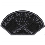 Ficha técnica e caractérísticas do produto Patch Bordado - Departamento Policia Swat Miami PL60053-419 Fecho de Contato
