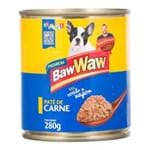 Ficha técnica e caractérísticas do produto Patê para Cães Filhotes Sabor Carne Baw Waw 280g