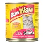 Ficha técnica e caractérísticas do produto Patê Sabor Salmão para Gatos Baw Waw 280g