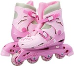 Ficha técnica e caractérísticas do produto Patins Ajustável - Com Acessórios - Rosa - Fenix - 38 a 41 - Fênix