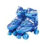 Ficha técnica e caractérísticas do produto Patins Ajustável Roller Skate - Azul - Fênix