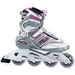 Ficha técnica e caractérísticas do produto Patins Fila Master GLX Lady Prata/Rosa, Rodas 80mm/82A, Rolamento ABEC 5 - Fila Skates