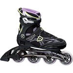 Ficha técnica e caractérísticas do produto Patins Helix Lady Abec 5 80mm/82A Preto e Lilás - Fila