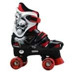 Ficha técnica e caractérísticas do produto Patins Infantil 4 Rodas Quad Ajustavel Winmax Vermelho M