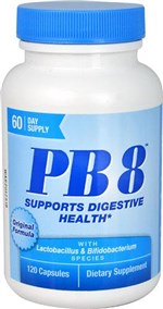 Ficha técnica e caractérísticas do produto Pb8 Digestive Health - Nutrition Now - 120 Cápsulas
