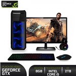 Ficha técnica e caractérísticas do produto PC Gamer Completo com Monitor Full HD 21.5" Intel Core I5 8GB HD 2TB (Geforce GTX Ti 4GB) EasyPC Player