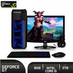 PC Gamer Completo com Monitor HDMI Intel Core I5 8GB HD 2TB (Geforce GT 1030 2GB) EasyPC Player