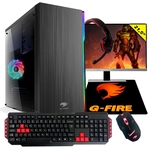 Ficha técnica e caractérísticas do produto PC Gamer G-FIRE Htg-246 AMD A8 9600 8GB (Radeon R7 2GB integrada) 1TB monitor 21
