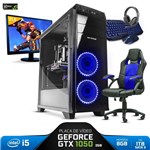 Ficha técnica e caractérísticas do produto Pc Gamer Completo SmaRt Pc SMT81070 I5 8GB (Geforce GTX 1050 2GB) 1TB + Cadeira Gamer - Neologic