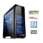Ficha técnica e caractérísticas do produto PC Gamer Intel Core I7 7700 8GB DDR4 Geforce GTX 1060 6GB HD 1TB e SSD 120GB 600W 3green