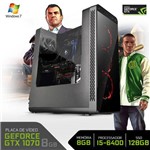 PC Gamer Neologic Battlemachine NLI62049 I5-6400 8GB (GeForce GTX 1070) 1TB + 120GB SSD Windows 7