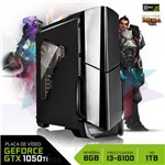 PC Gamer Neologic Moba Box NLI64464 Intel Core I3-6100 8GB (GeForce GTX 1050Ti 4GB) 1TB