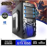 Ficha técnica e caractérísticas do produto PC Gamer Neologic NLI80522 Intel G3930 8GB (GeForce GTX 1050 2GB) HD 500GB Win 10