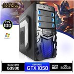 Ficha técnica e caractérísticas do produto PC Gamer Neologic NLI80520 Intel G3930 8GB (GeForce GTX 1050 2GB) HD 500GB Win 7