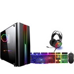 Ficha técnica e caractérísticas do produto PC Gamer RGB FoX PC Intel Core I3 (GeForce GTX 2GB 128 Bits GDDR5) 8GB HD 500GB