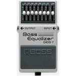 Ficha técnica e caractérísticas do produto Pedal Baixo Equalizador Boss GEB-7 com 7 Bandas