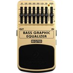Ficha técnica e caractérísticas do produto Pedal de Efeitos Behringer BEQ700 Bass Graphic Equalizer