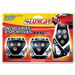 Ficha técnica e caractérísticas do produto Pedaleiras Esportivas Luxcar GT Racing 8850 - Preta
